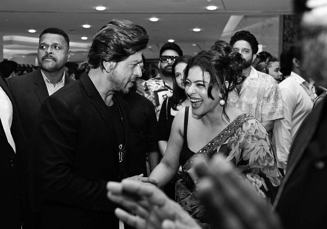 Our hearts cannot handle it! Shah Rukh Khan and Kajol's adorable moment at 'The Archies' event is forever immortalised