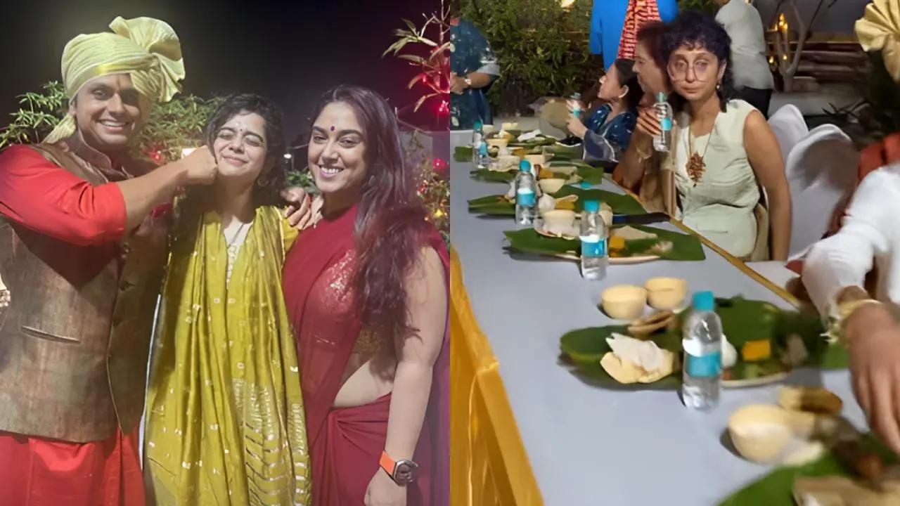 Aamir Khan and Reena Dutt's daughter, Ira Khan, is all set to get married to beau Nupur Shikhare on January 3, 2024. On December 26, Ira Khan took to Instagram stories to share a video of several guests seated around a table, dining on some delicious Maharastrian cuisine. Read More