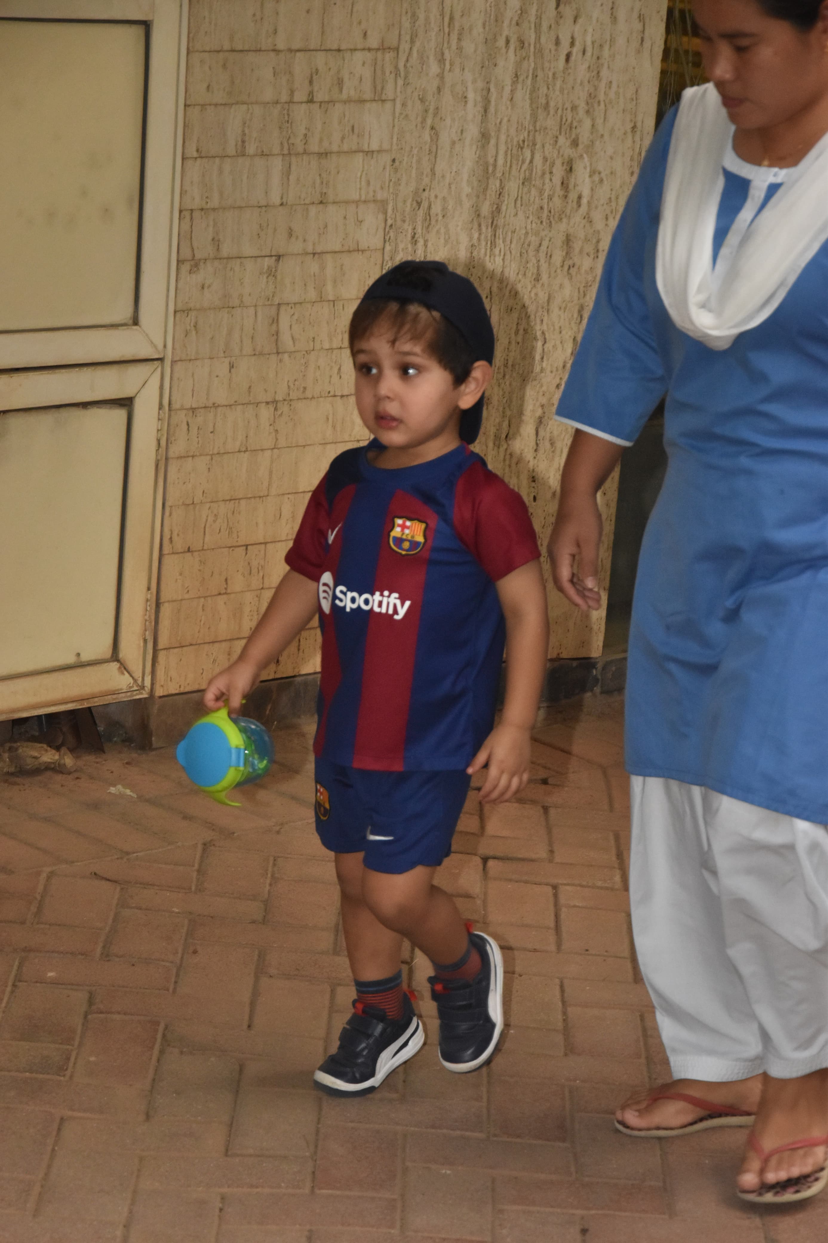 Jehangir, Kareena Kapoor's youngest son was spotted at the residence too