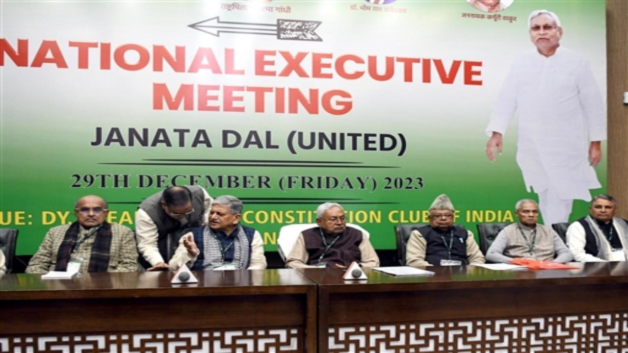 Among several proposals discussed in the meeting was the Kumar's leadership in pushing for caste census and getting a 