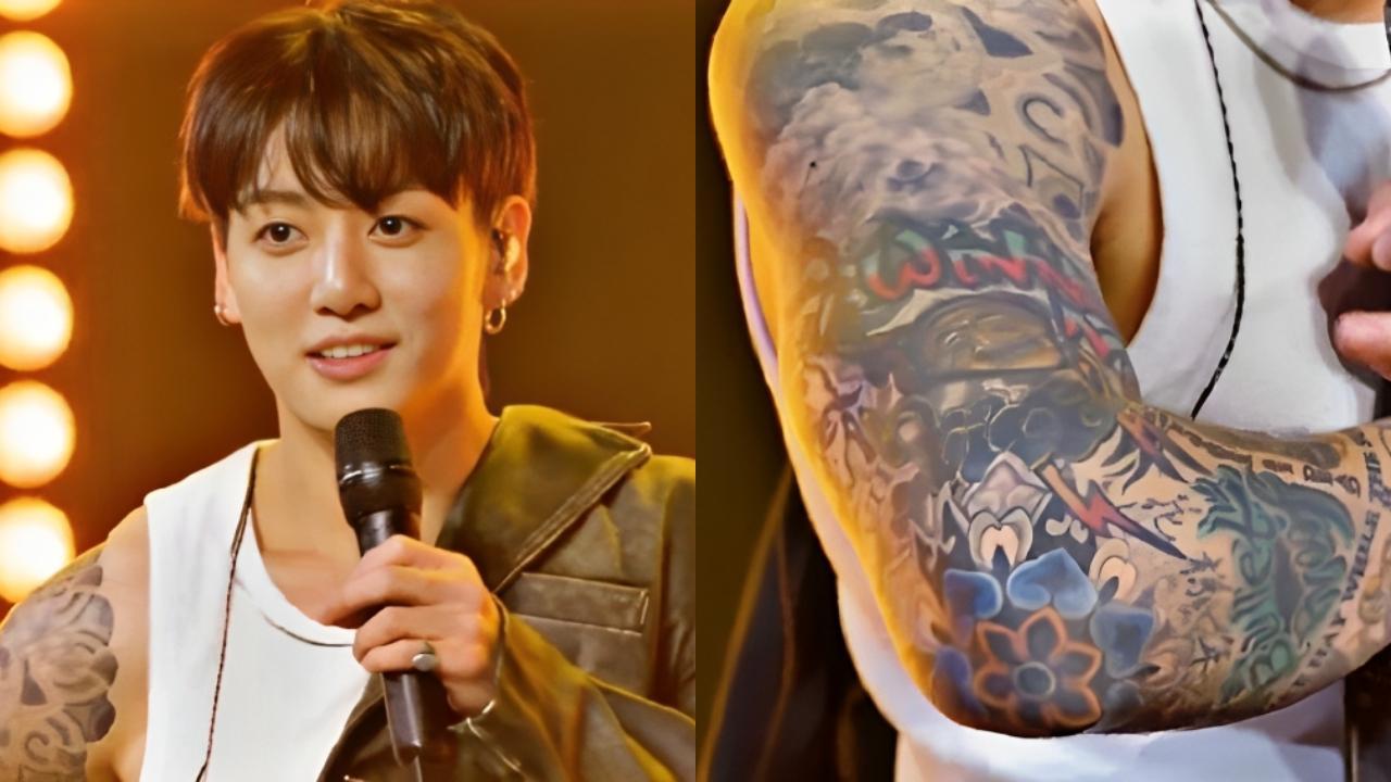 BTS: Jungkook flexes his tattoo sleeve and explains the meaning behind them