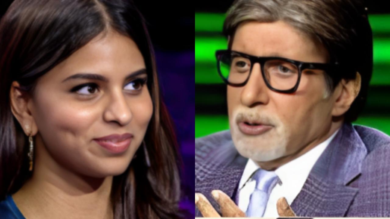 KBC 15: Suhana Khan gets answer on father Shah Rukh Khan wrong, leaves Amitabh Bachchan in shock