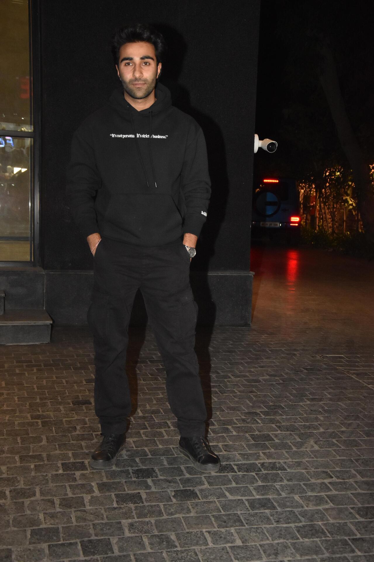 Actor Armaan Jain was also at the screening