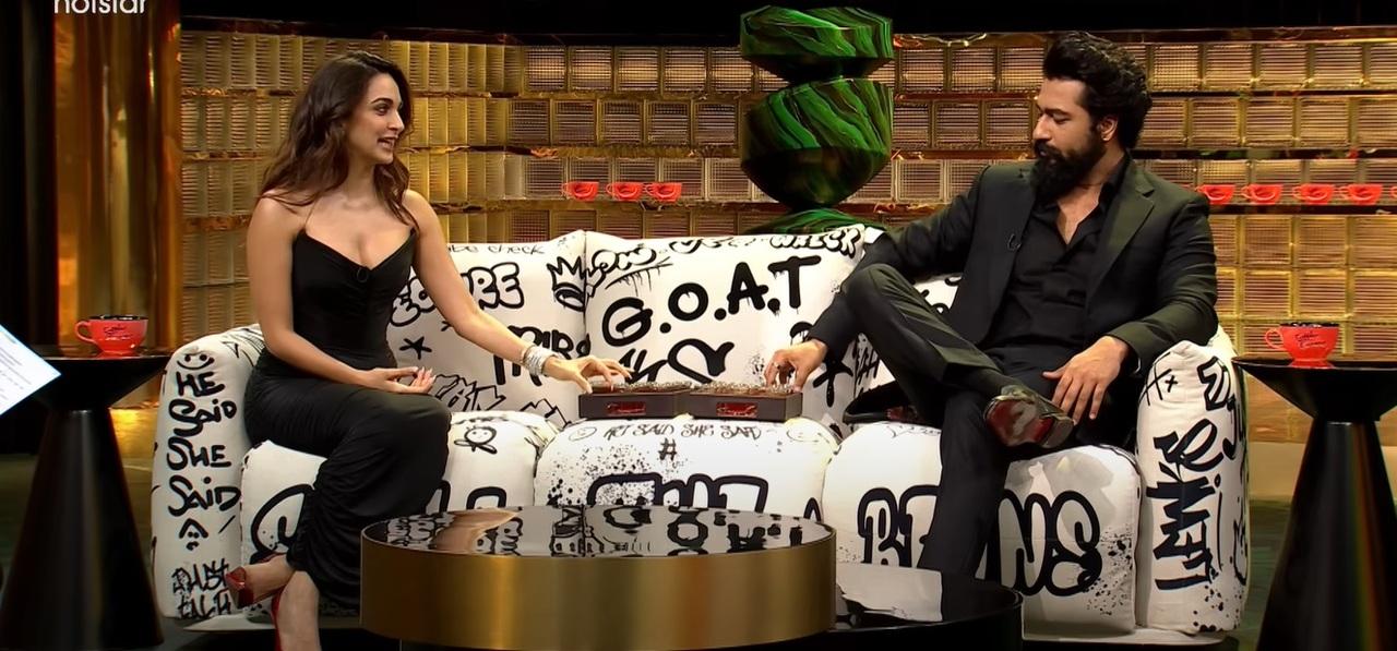 Katrina is the perfect candidate for reverse psychology: Vicky
During the ‘Koffee Shots’ round, the show host Karan Johar, asked the guests if they have cracked the code to get their spouses to do what they want. Talking about the same, Vicky said, “Katrina is a perfect candidate for reverse psychology. If I want her to agree on something, I have to wholeheartedly, with abundance agree to what she wants. And then she turns around and says, 'BTW I see the point in what you're saying', and then she comes around”
 