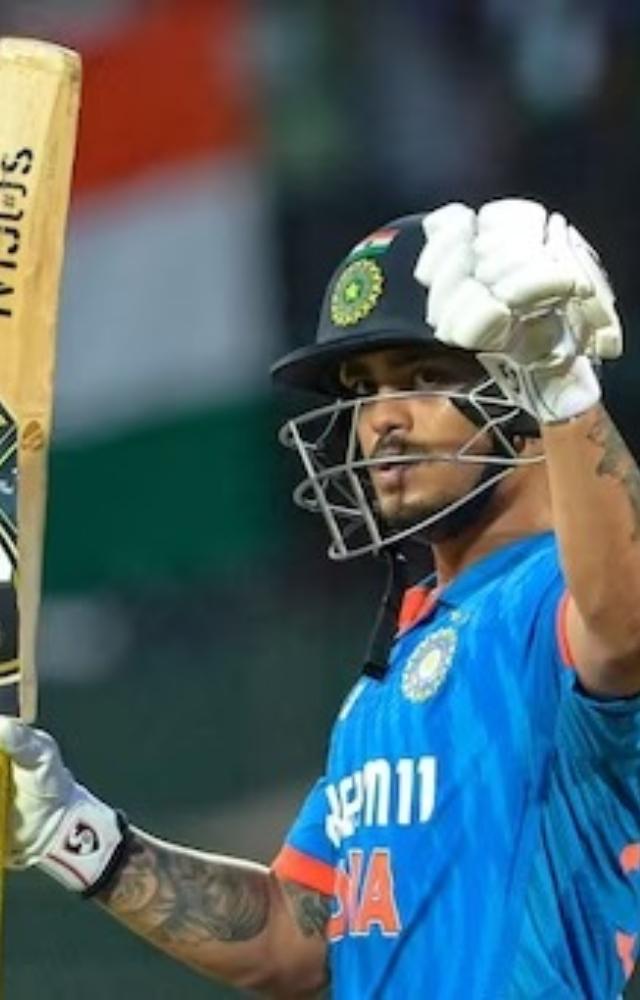 India`s left-handed batsman Ishan Kishan holds the record for the fastest double-century in ODI cricket
