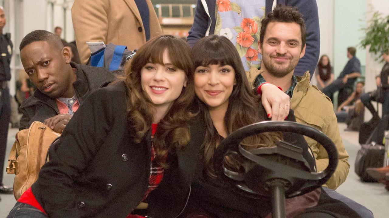 LAXmas from New Girl (Season 4 Episode 11)
The gang are all set to depart for their homes for the Christmas holidays apart from Jess who decides spend the festival in London with her British boyfriend. However, Jess becomes unsure of the trip and gets cold feet. Her friends come to her rescue. The entire episode takes place at the airport