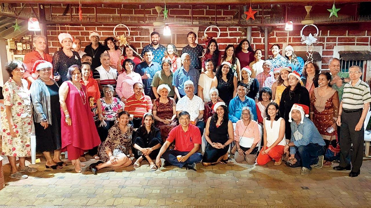 The Christmas party held at the Lawrence family home, in whose garden survives the sole tamarind tree of Malla