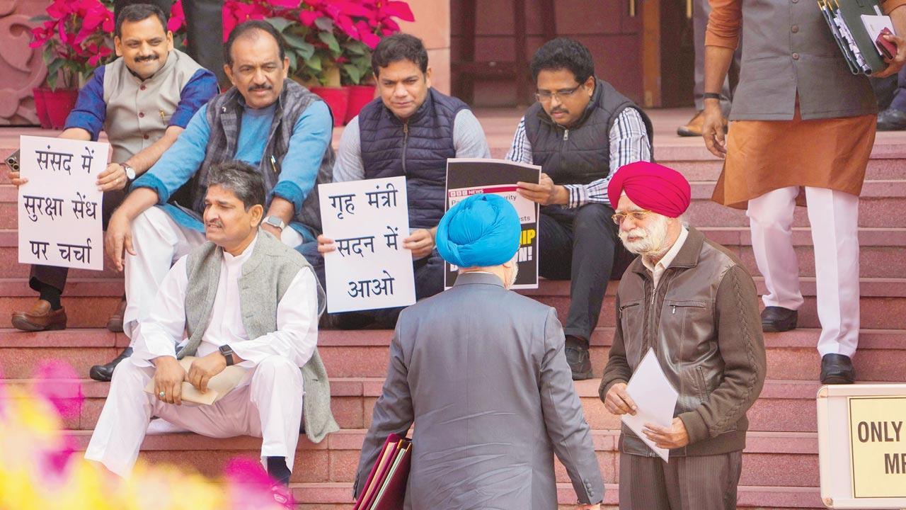 Parliament winter session: 33 LS, 45 RS Oppn members suspended