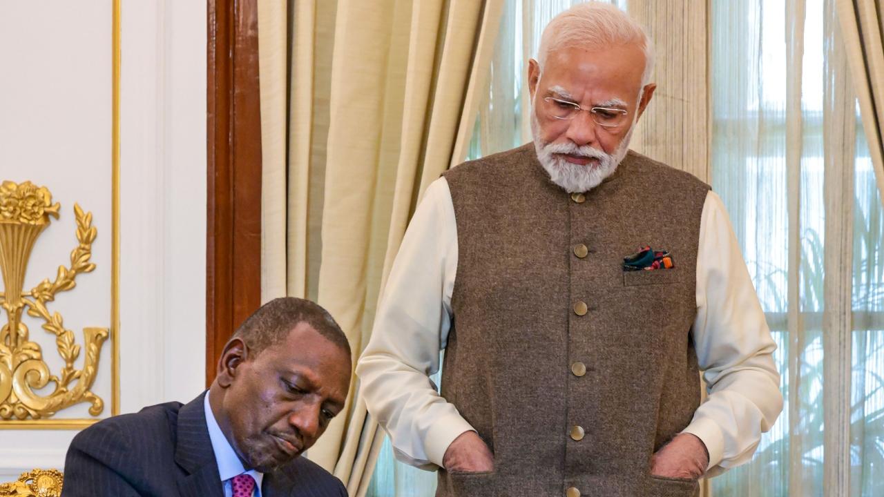 Referring to the Indo-Pacific, Modi said closer cooperation between India and Kenya in the region will advance common efforts