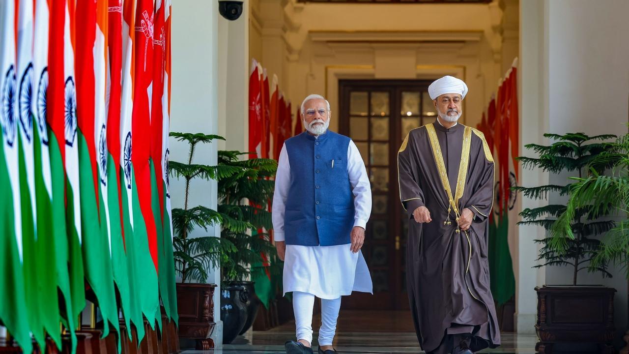 India, Oman adopt vision document to expand ties