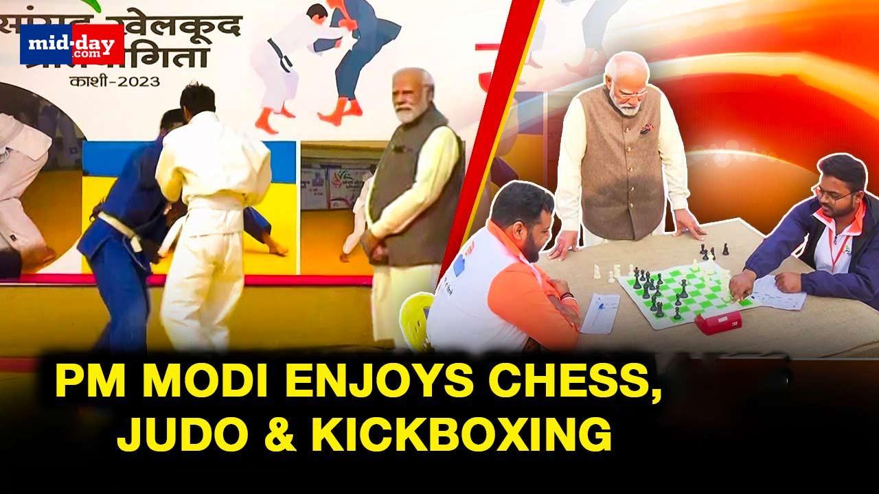 PM Modi in Varanasi encourages contestants of ‘Sansad Khelkood Pratiyogita 2023'