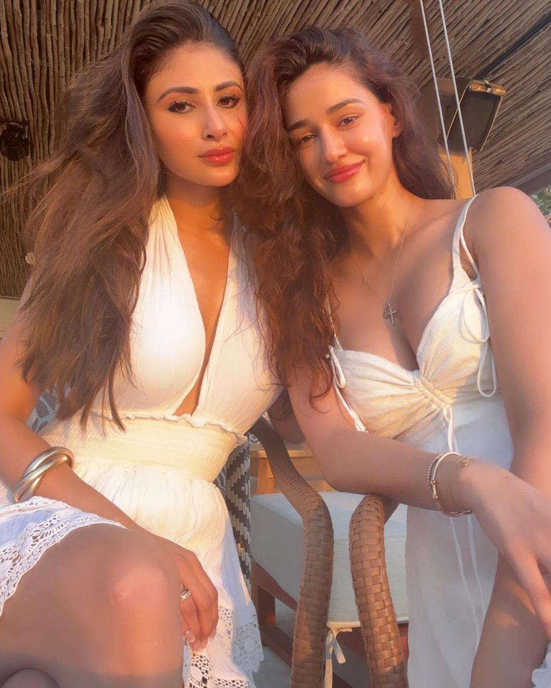 The photos also give us a glimpse of the bond Mouni and Disha share
