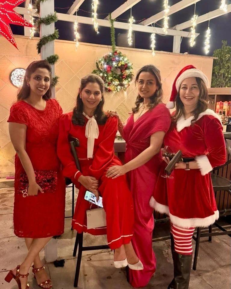 Upasana Konidela was also seen spending her Christmas with Mahesh Babu's wife Namrata Shirodkar at a party hosted by their friend