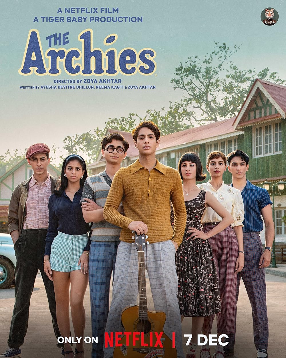 The Archies (December 7) - Streaming on NetflixThe Archies, helmed by Zoya Akhtar, is set in 1960s India, based on the original comics. The film follows the classic characters of Archie, Betty, Veronica, Jughead, and others as they navigate adolescence, romance, and the preservation of a beloved park in Riverdale.
