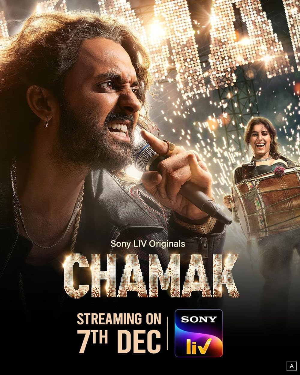 Chamak (December 7) - Streaming on SonyLIVChamak follows Kaala, an aspiring young rapper investigating his father's enigmatic demise in Punjab's music scene. The series delves into political intrigue, intense family sagas, and the haunting issue of honor killings.