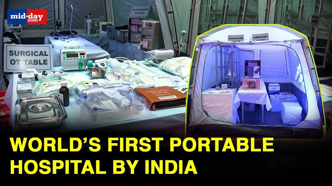 ‘Aarogya Maitri Aid Cube’: India launches world’s first portable hospital