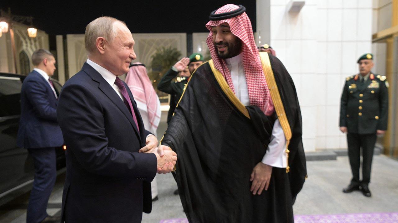 Russian President Putin arrives in Riyadh to hold discussion with Saudi Prince