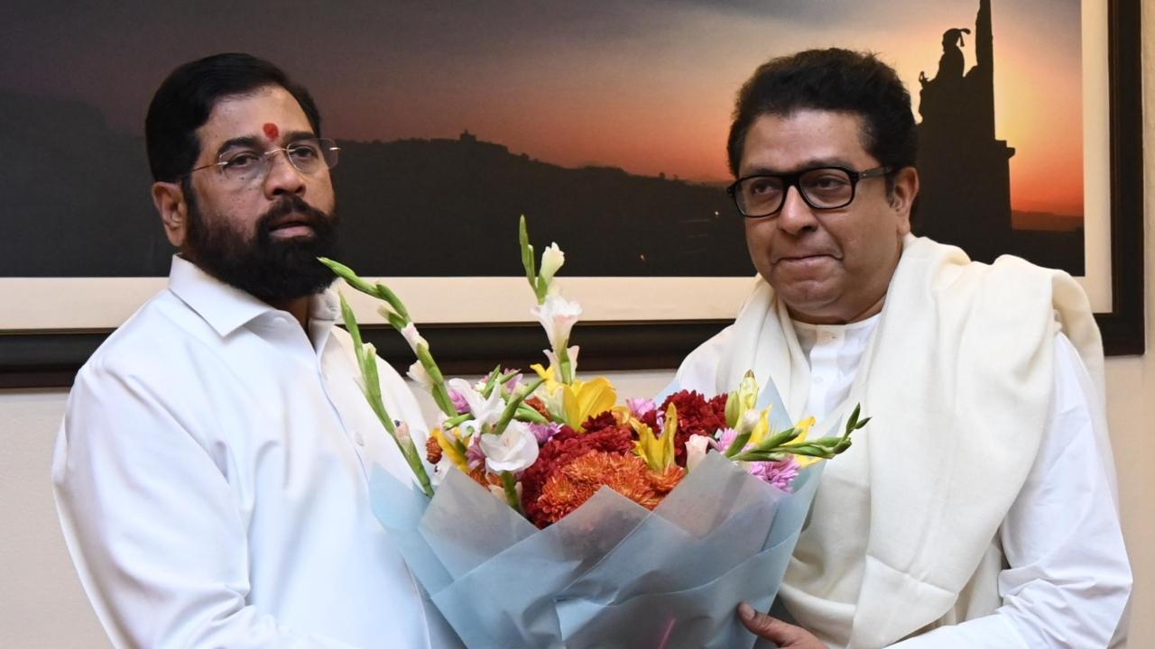 MNS President Raj Thackeray visited Varsha residence today, CM Shinde wrote on X