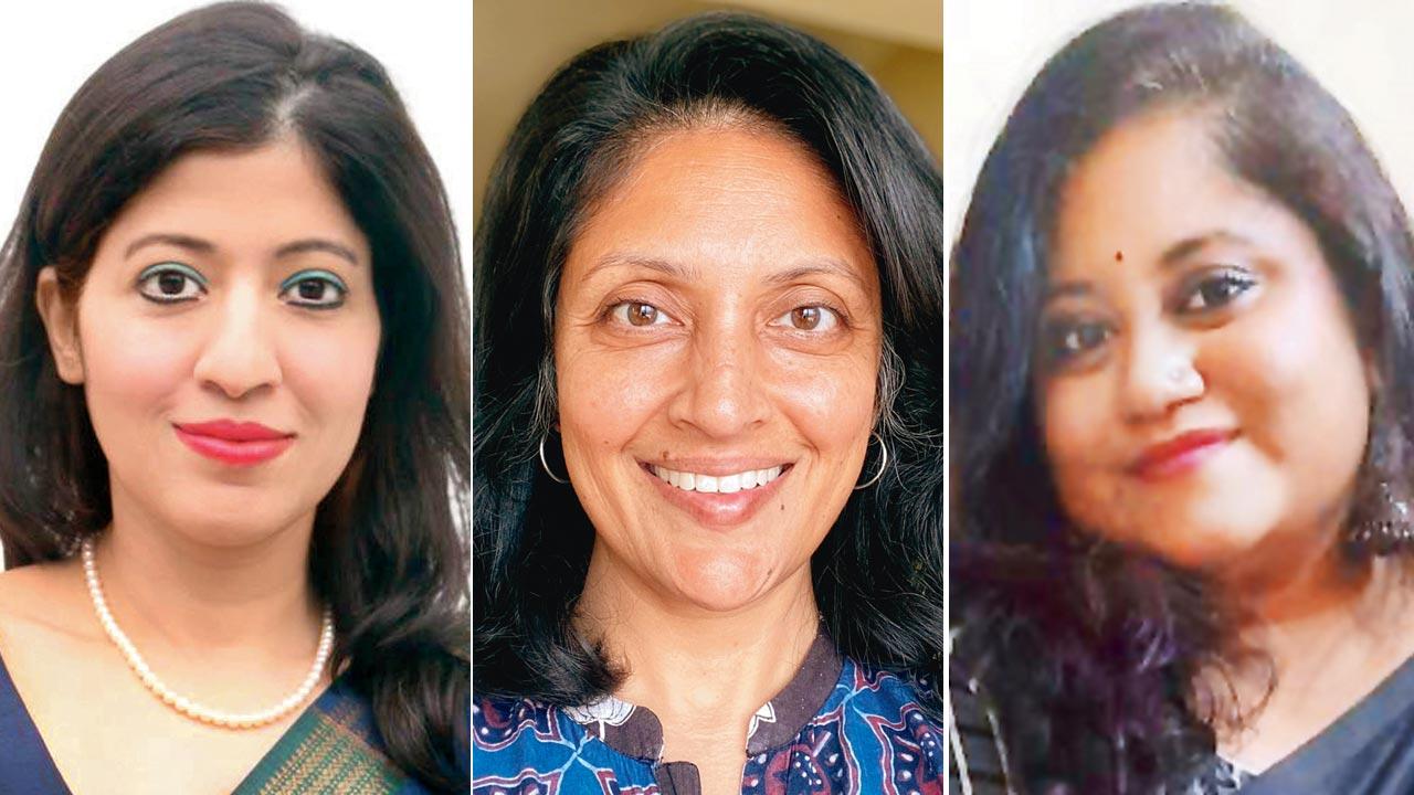 Meghna Singhal, Ami Patel and Ayeshna Dutta