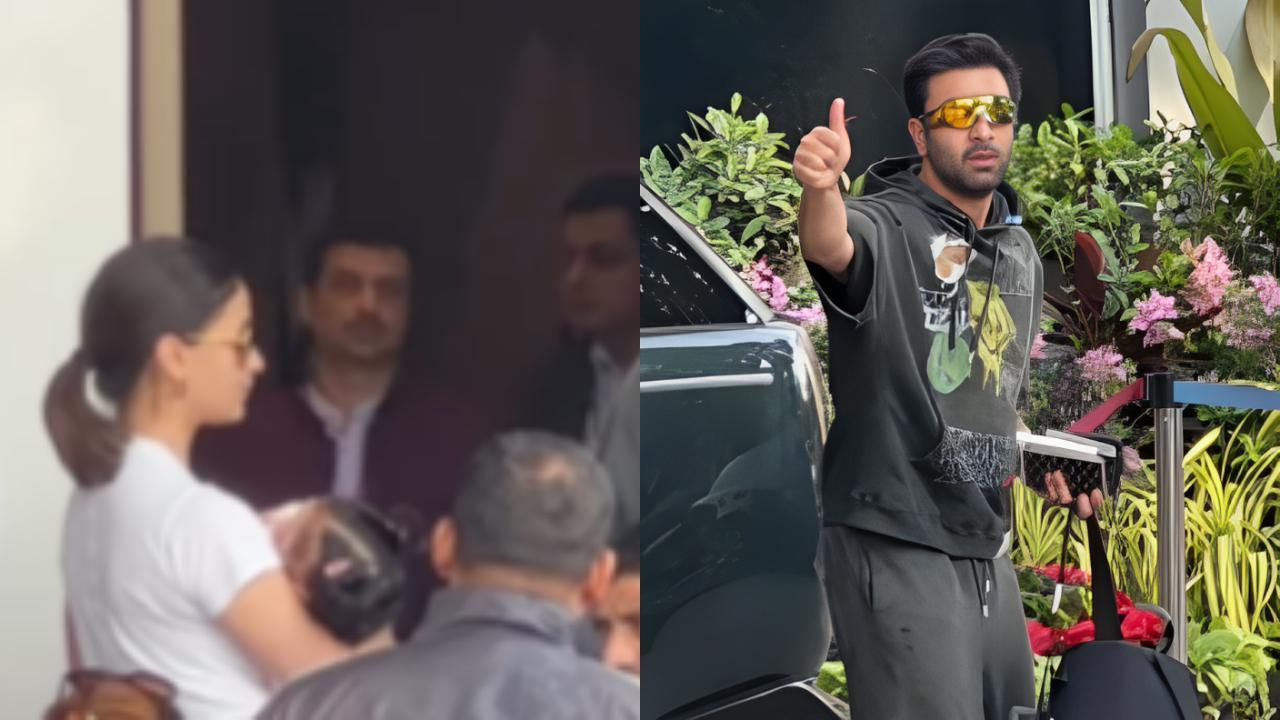 WATCH: Alia Bhatt cradles baby Raha as she jets off with Ranbir Kapoor for New Year's getaway!