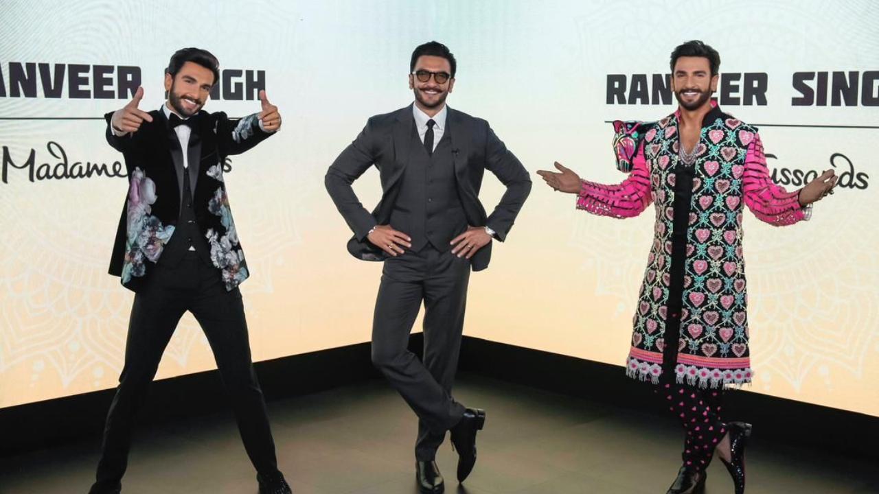 Double trouble! Ranveer Singh launches his wax statues at Madam Tussaud's