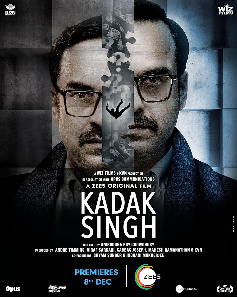 Kadak Singh (December 8) -  Zee5Dive into a captivating narrative involving AK Srivastava, a Department of Financial Crimes officer grappling with retrograde amnesia. Join the quest to solve a Chit Fund Scam as the story unravels on Zee5 from December 8.