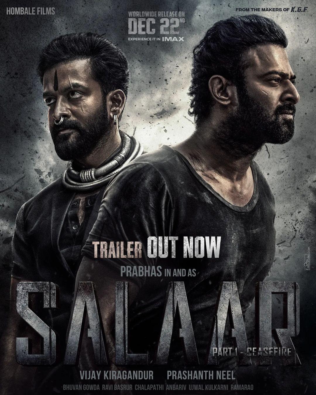 The trailer of Salaar was released on December 1. With it, we got a glimpse into the world of love-hate-violence and the friendship between Prithviraj and Prabhas' characters
