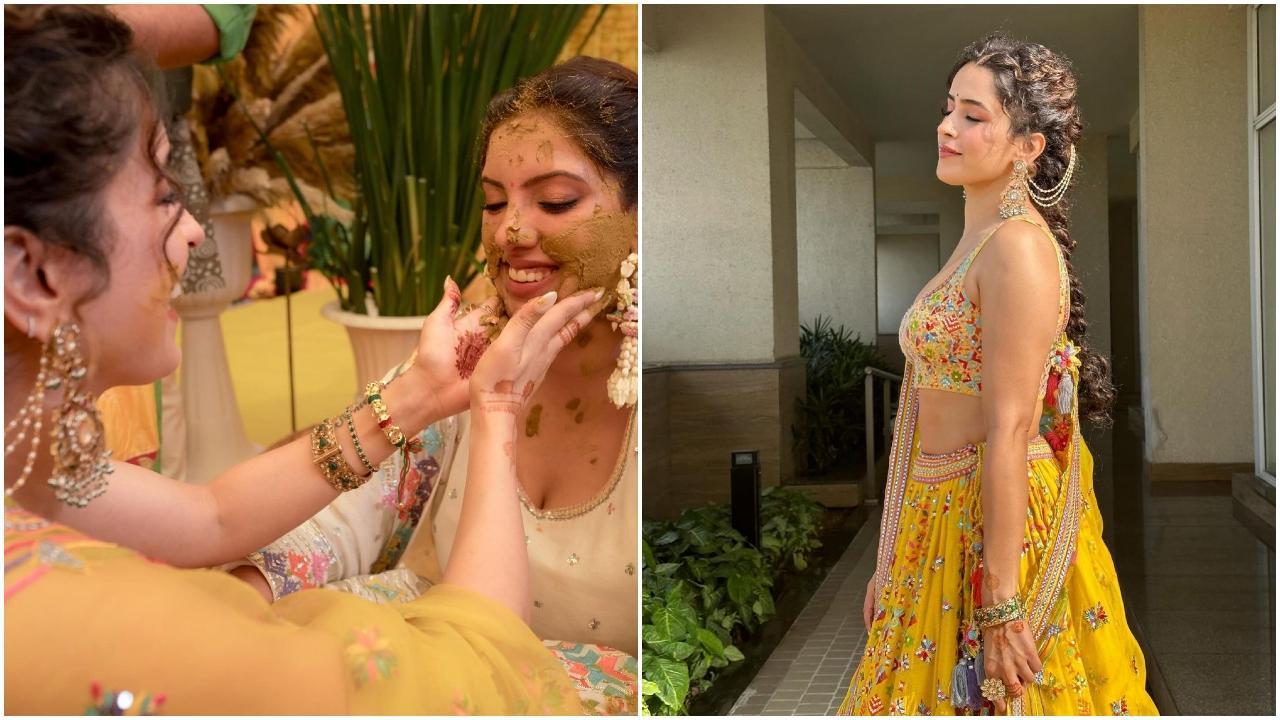 Sanya Malhotra shares photos from sister's haldi ceremony, fans say 'Looking like a wow'