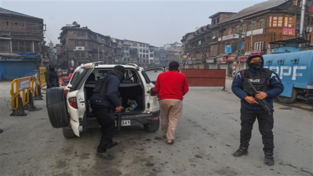 The officials said policemen have been deployed in numbers on the road leading to high-security Gupkar and have restricted the movement of the people