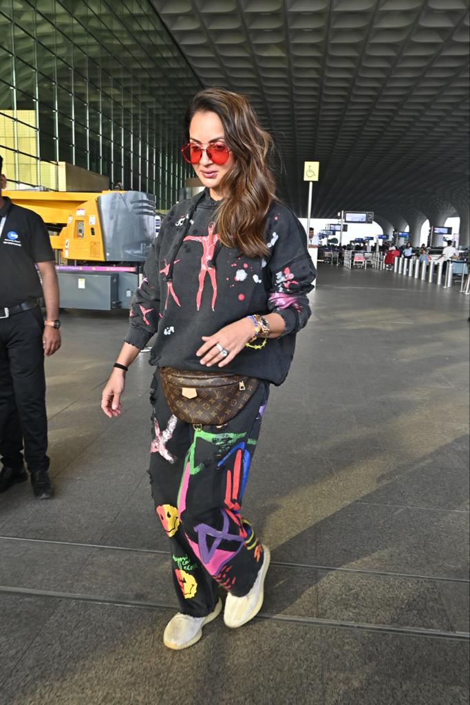 Seema Sajdeh was spotted at the airport on December 14