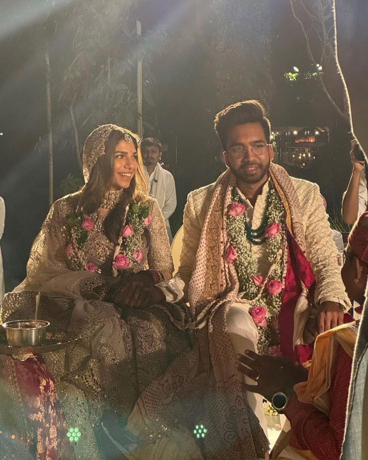 Sharmin and Aman on their wedding day