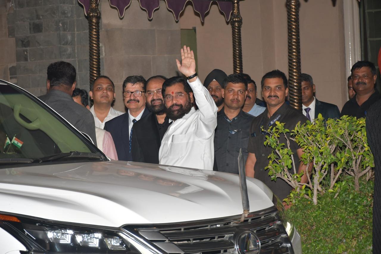 Maharashtra Chief Minister Eknath Shinde was also invited for the wedding reception
