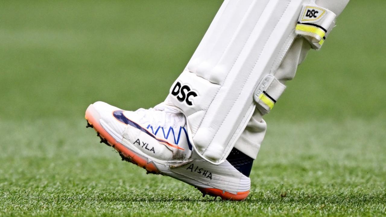 AUS vs PAK: Khawaja sports shoes with daughters' names in Pakistan Test