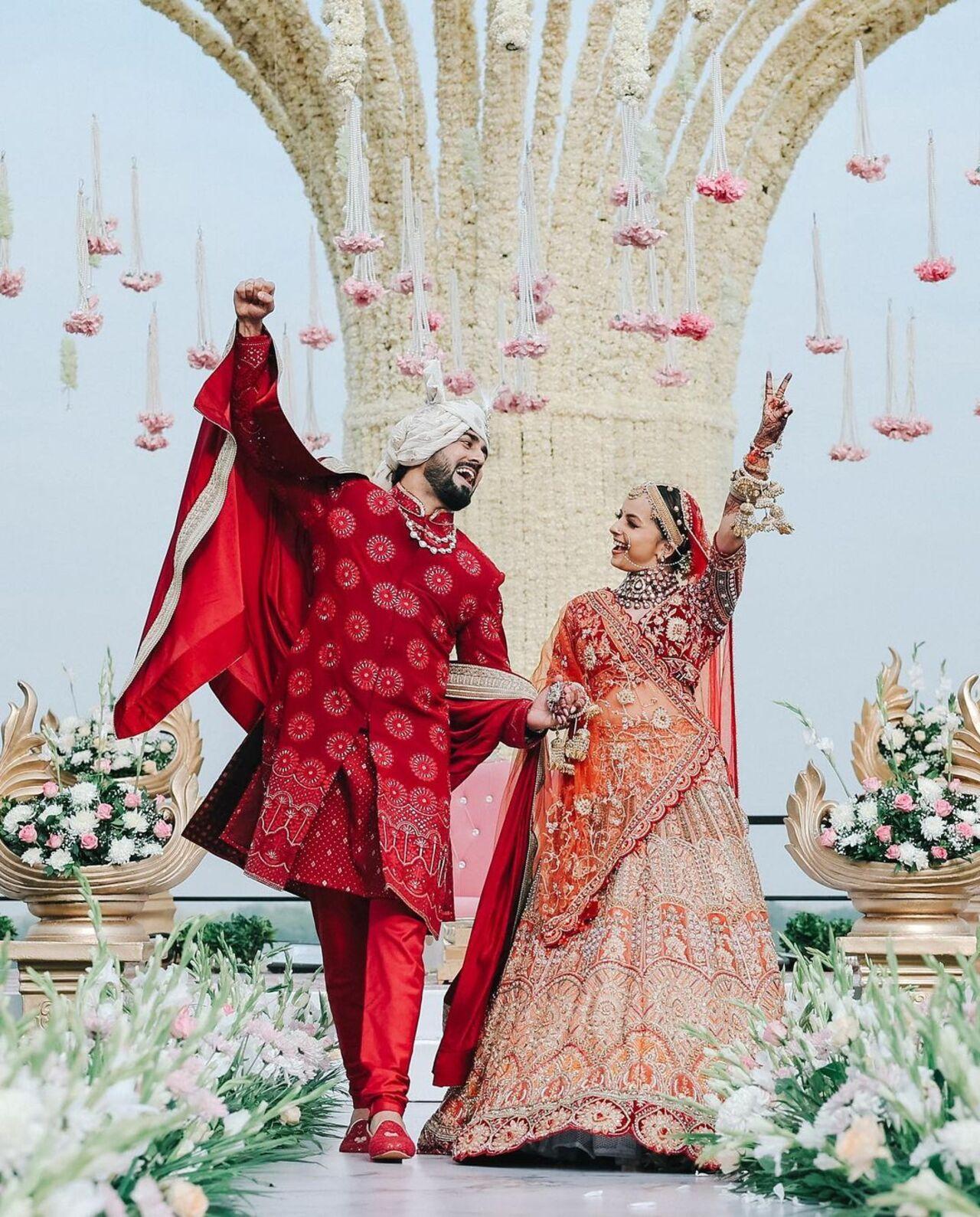 Actors Shrenu Parikh and Akshay Mhatre's wedding ceremony looked nothing short of a dream sequence of happy ending from a film