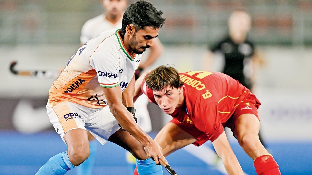 India perdió 1-4 ante España