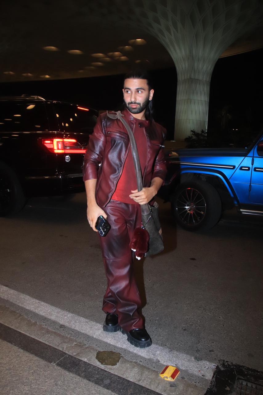 Influencer Orry was papped at the airport