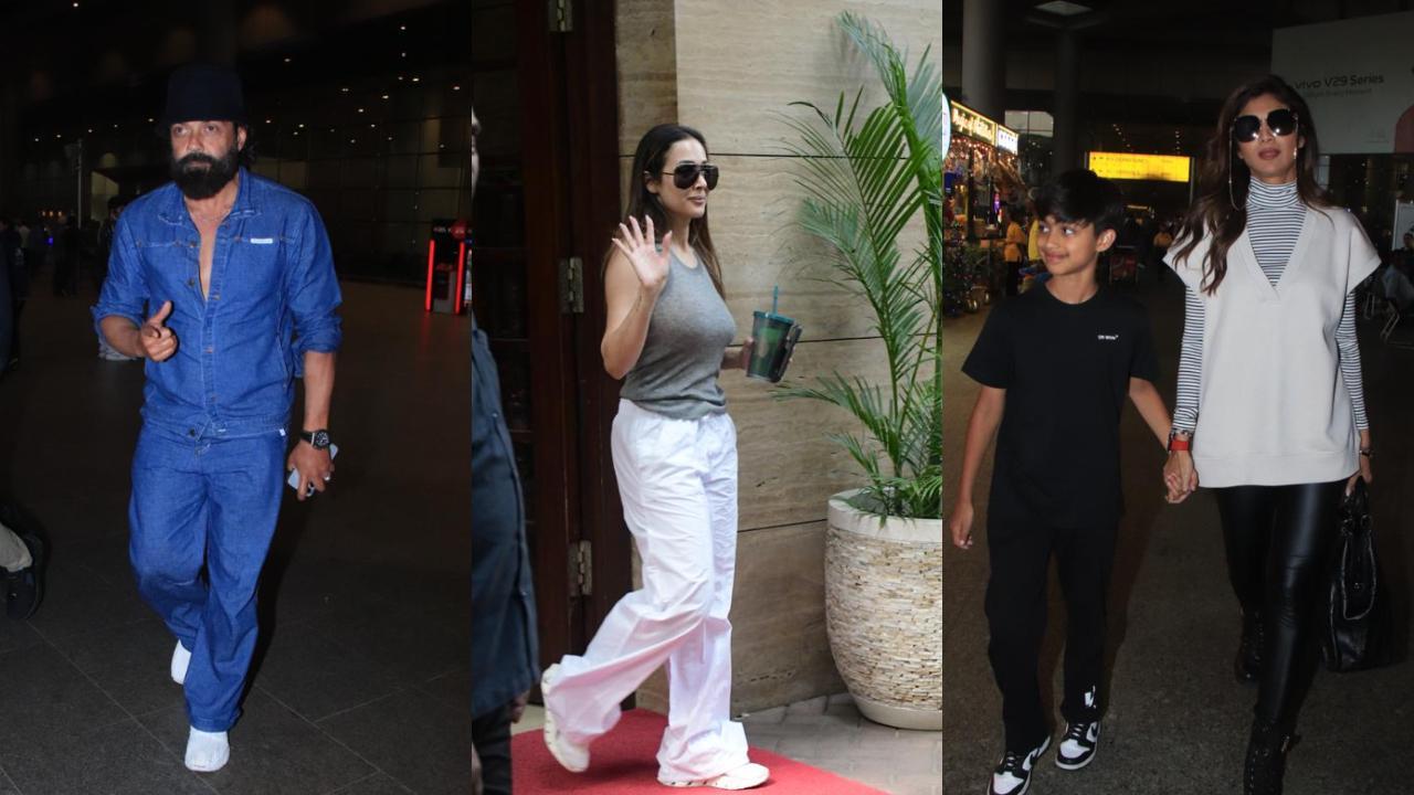 Spotted in the city: Bobby Deol, Malaika Arora, Shilpa Shetty and others