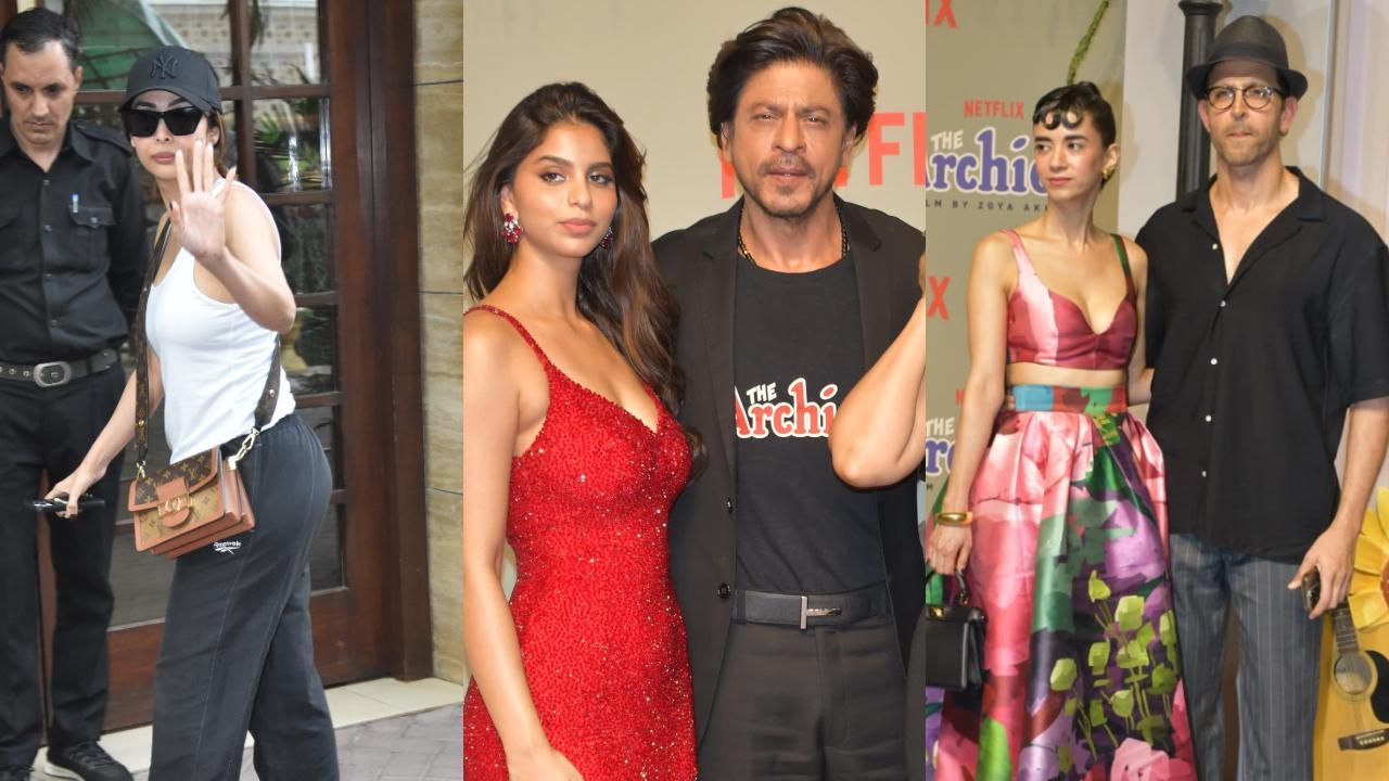 Spotted in the city: Shah Rukh Khan, Hrithik Roshan, Malaika Arora and others