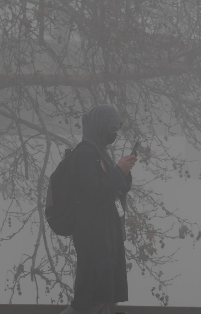Srinagar recorded a low of minus 2.6 degrees Celsius on Tuesday night, a slight increase from the previous night`s minus 3.0 degrees Celsius