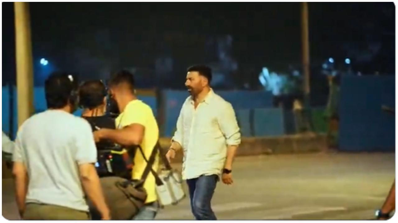 Video of 'drunk' Sunny Deol roaming in Juhu sparks concern, actor clarifies he was shooting for a film