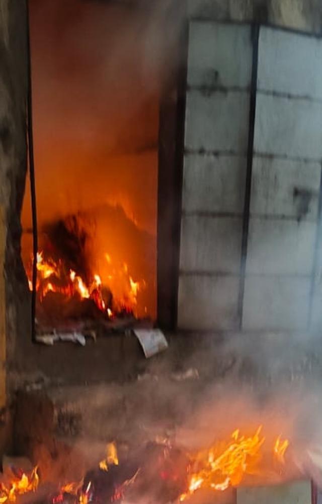 Fire at closed Thane hospital