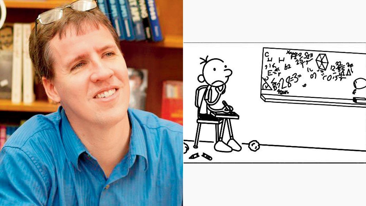 Jeff Kinney; (right) Pics Courtesy/Instagram