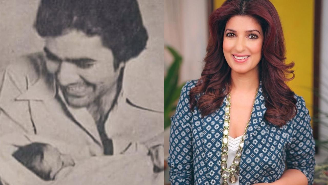 Twinkle shares adorable throwback picture with dad Rajesh Khanna