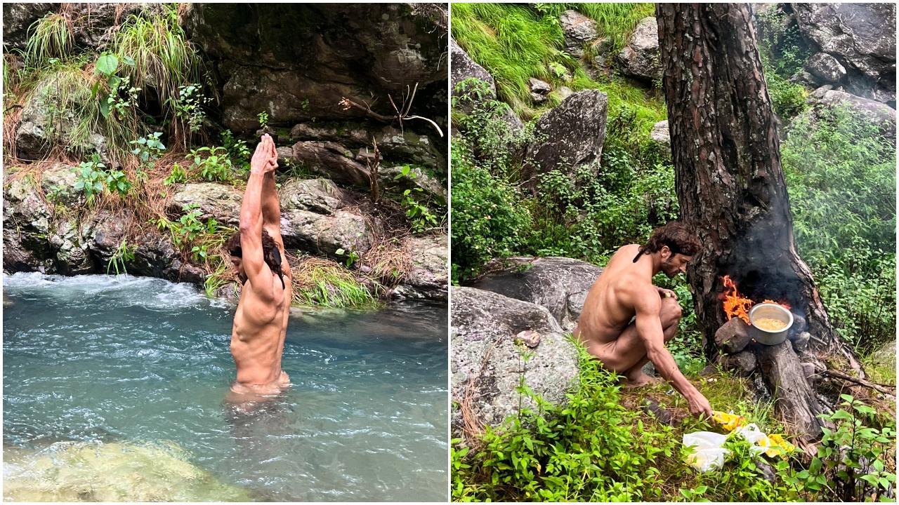 Vidyut Jammwal reveals photos in his birthday suit from Himalayan retreat, fans hail his boldness