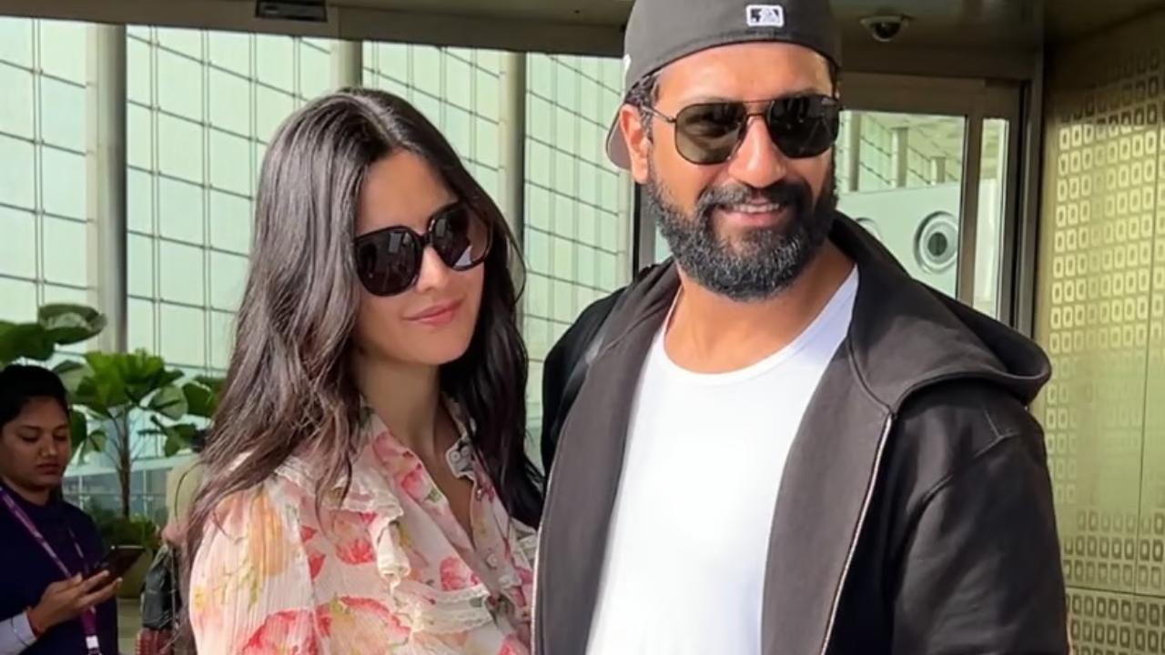 Vicky Kaushal shares unseen video of Katrina Kaif's in-flight entertainment on second anniversary, watch