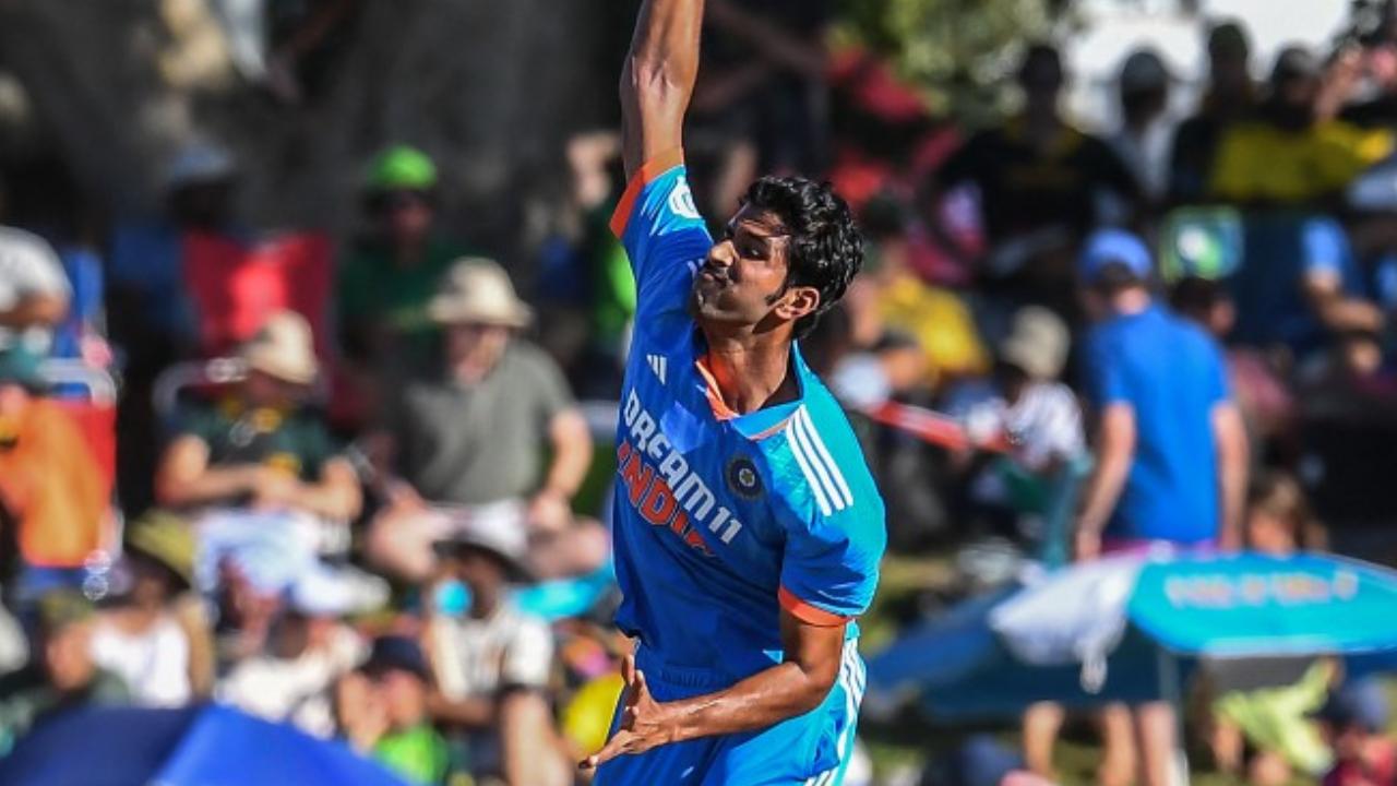 Washington SundarThe Men in Blue all-rounder Washington Sundar was unable to put on a show with the willow but did not take a step back to contribute with the ball. Sundar dismissed two South Africa batsmen including skipper Aiden Markram who seemed to be in great touch in the decider clash