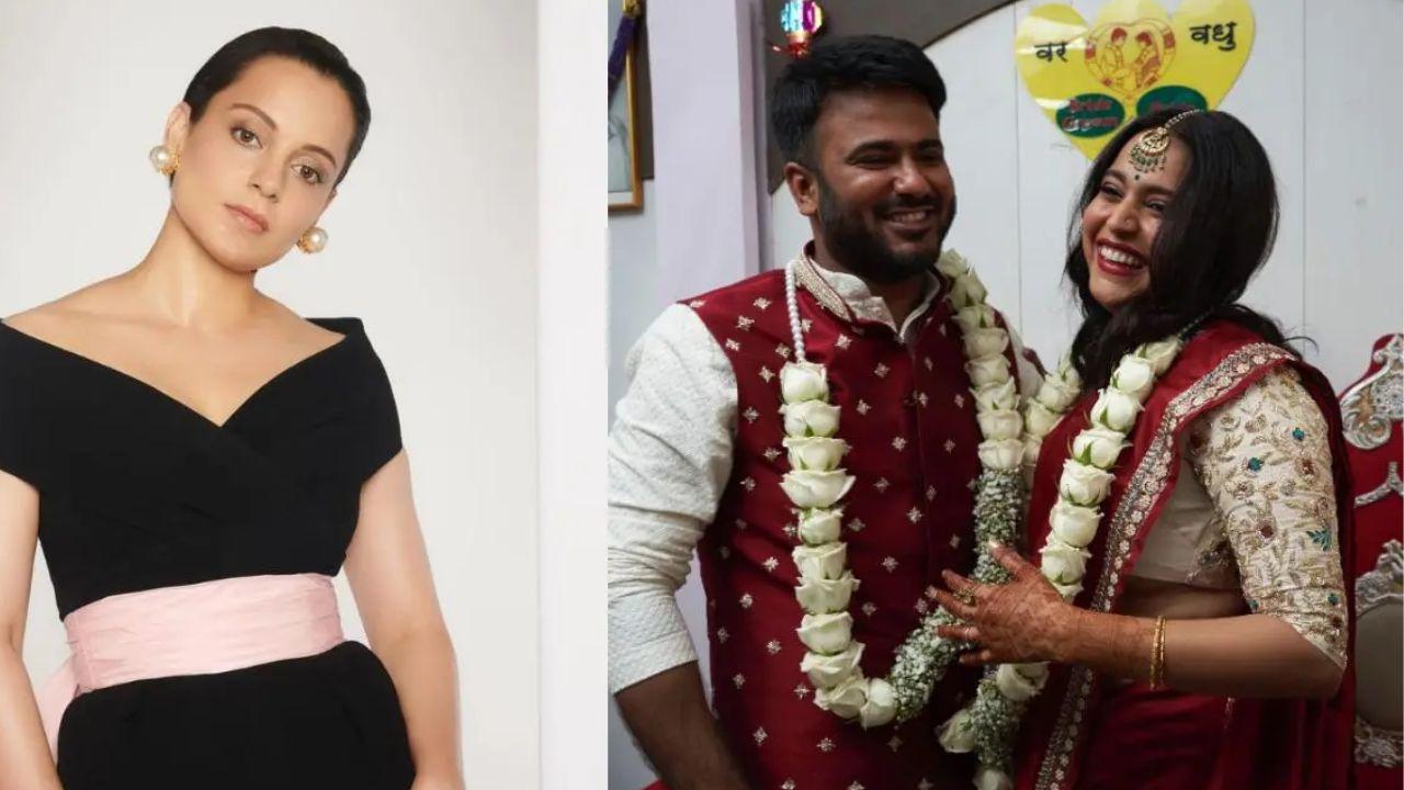 Kangana Ranaut wishes Swara Bhasker on wedding with Fahad Ahmad. Full Story Read Here