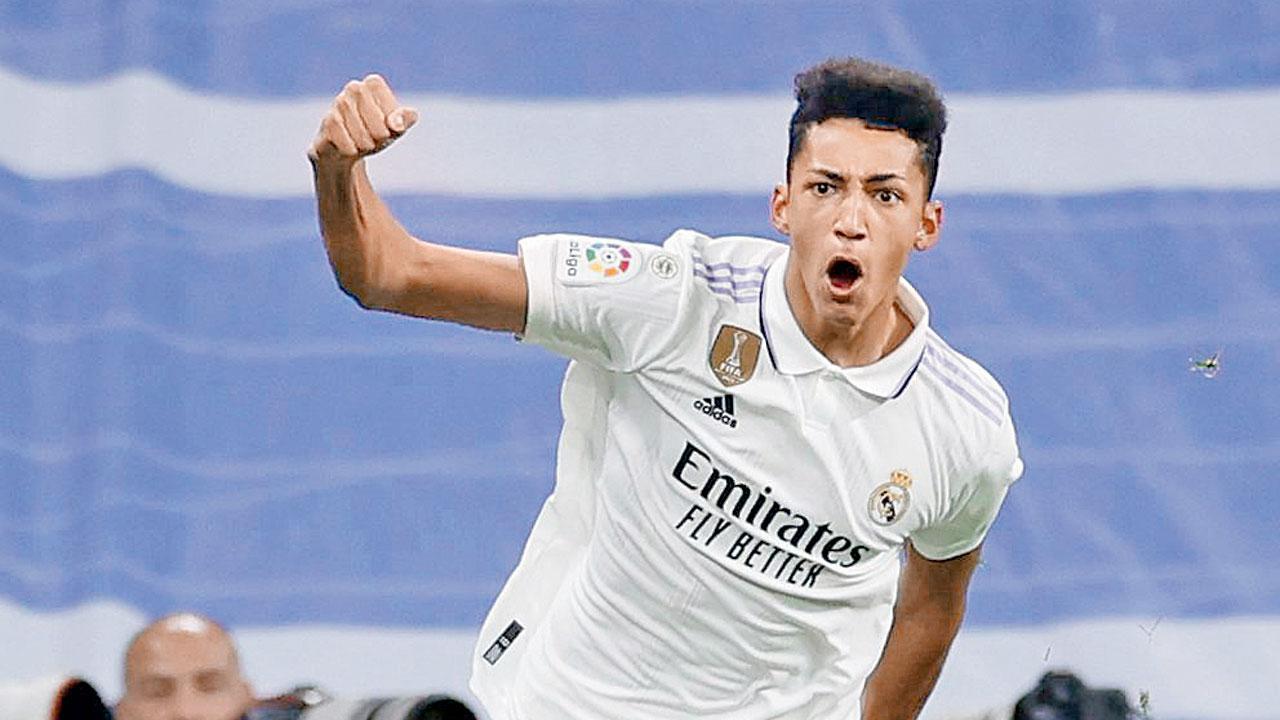 Teenager Rodriguez’s late goal secures crucial point for Real Madrid