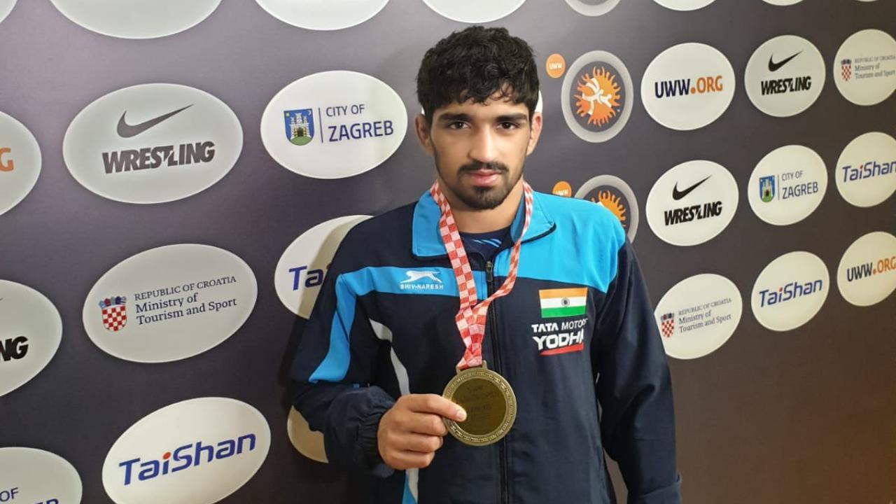 India's Aman Sehrawat wins bronze at Zagreb Open Wrestling Championship