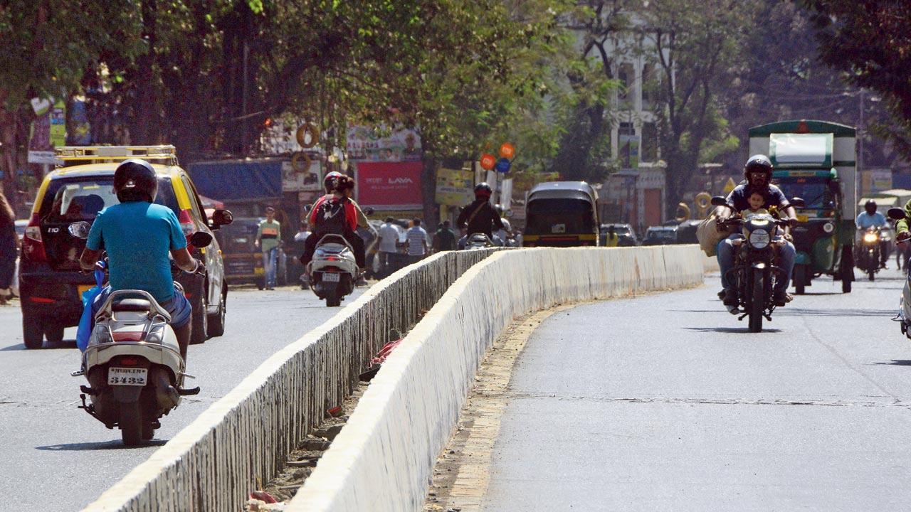 Beautification row: New dividers eating into road space